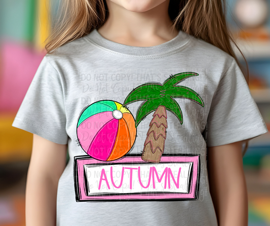 Palm Beachball(Custom)-DTF