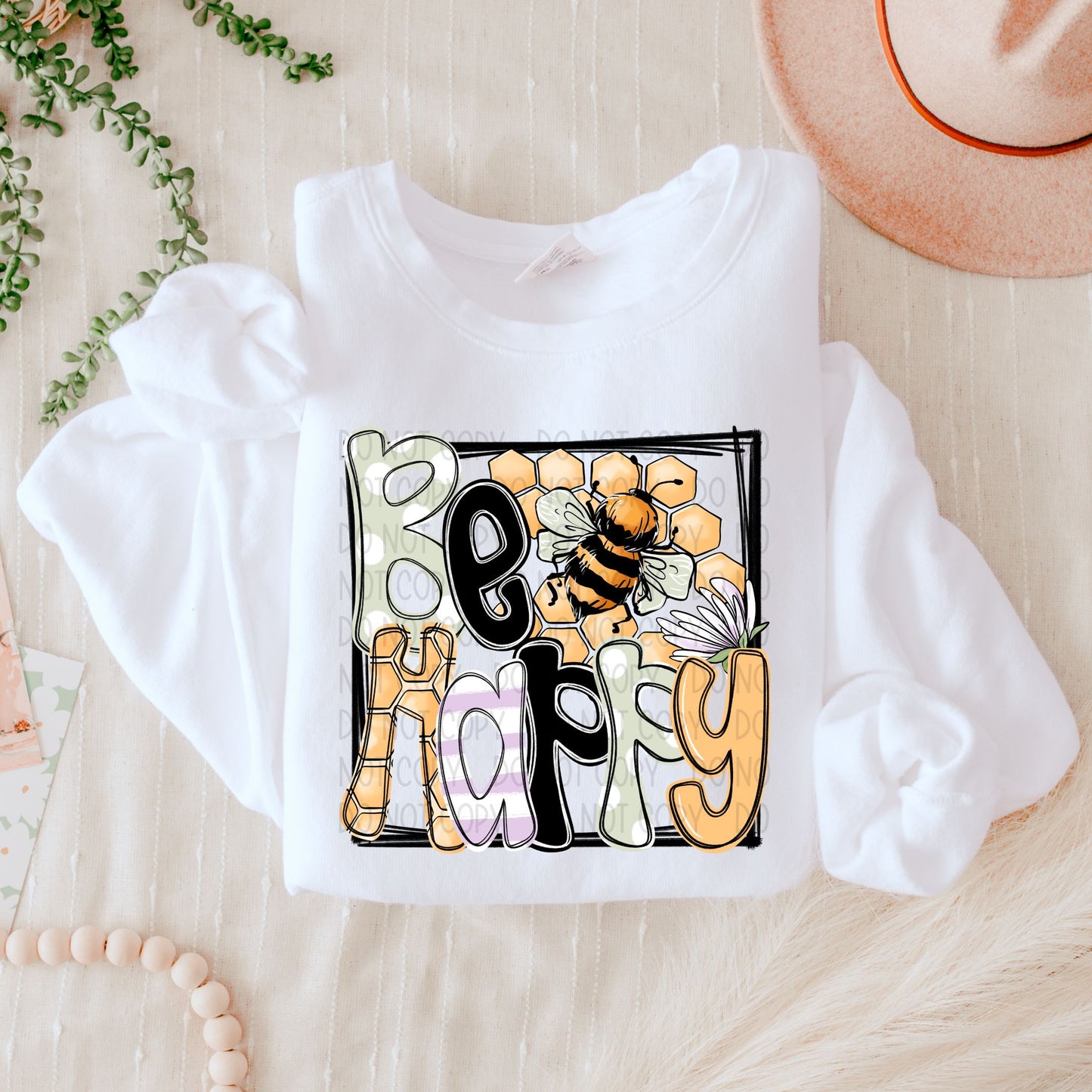 Be Happy Bee-DTF