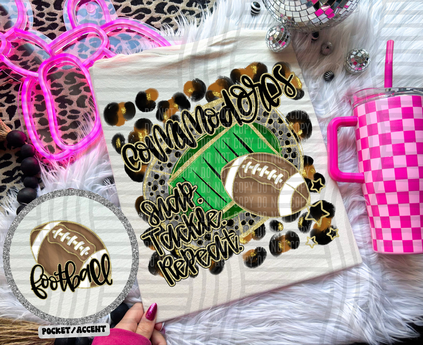 Snap Tackle Repeat Mascot (Includes front and back) (Dropdown)- DTF&UV