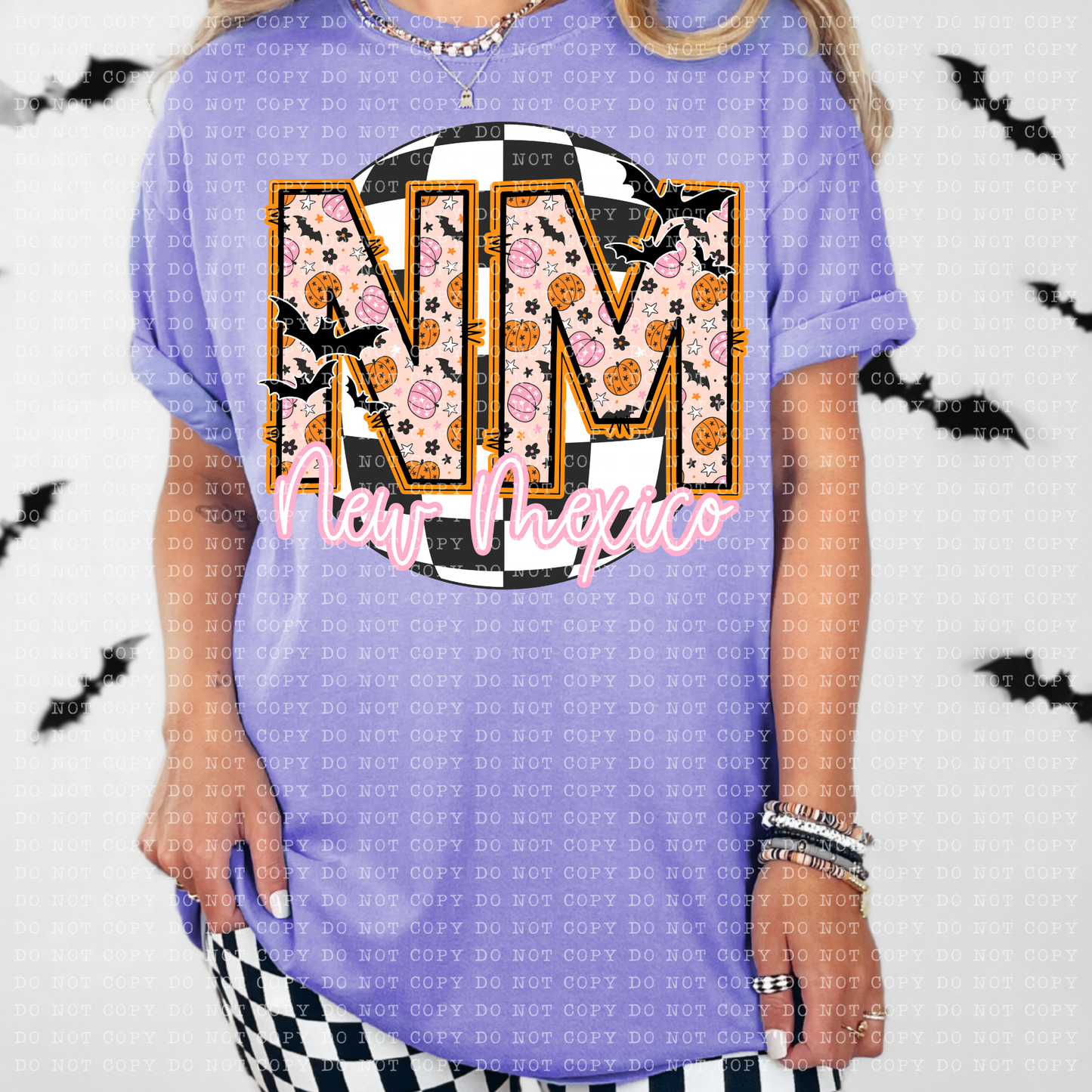 Pumpkin batty STATES (dropdown)-DTF&UV