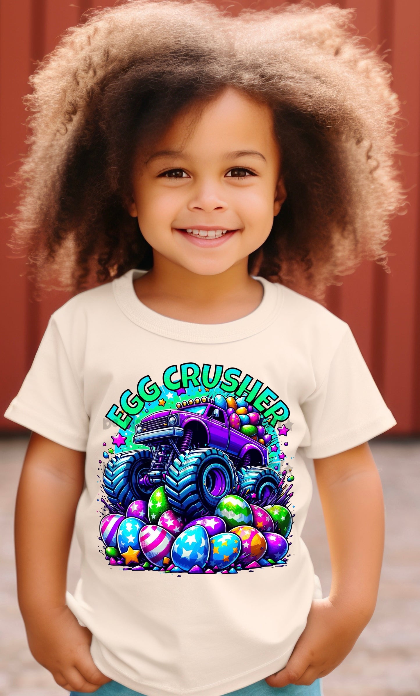 Egg crusher monster truck-DTF