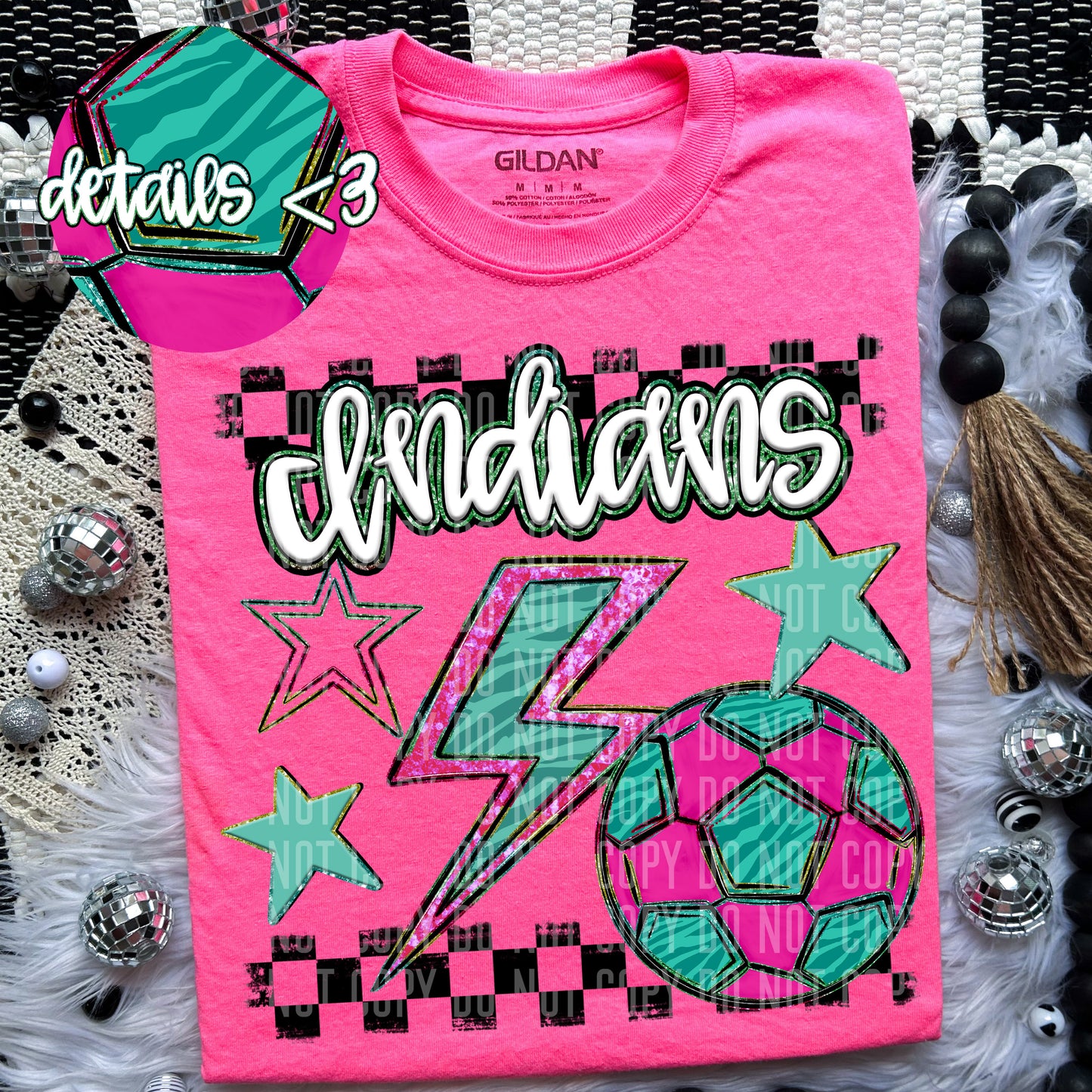 Soccer Bolt Mascots(Dropdown)-DTF