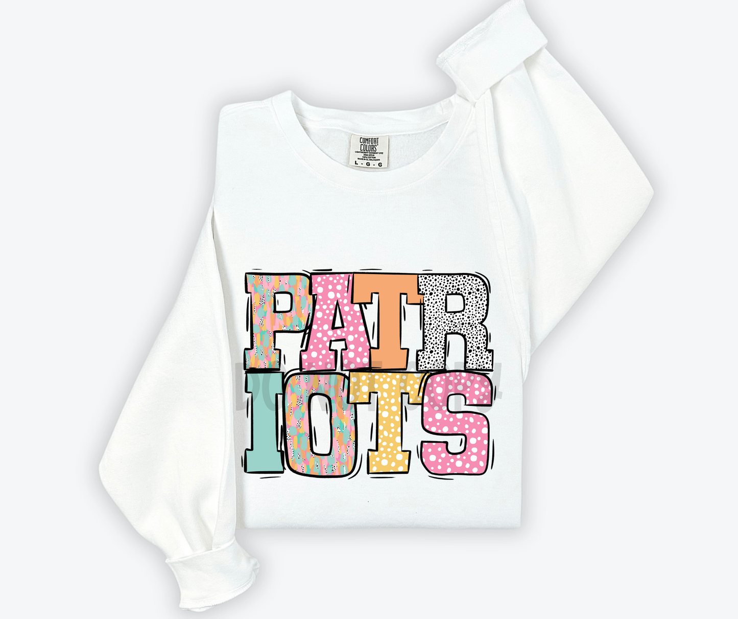 Pastel Stroke Varsity Mascots (ALL Mascots in this listing Dropdown)-DTF