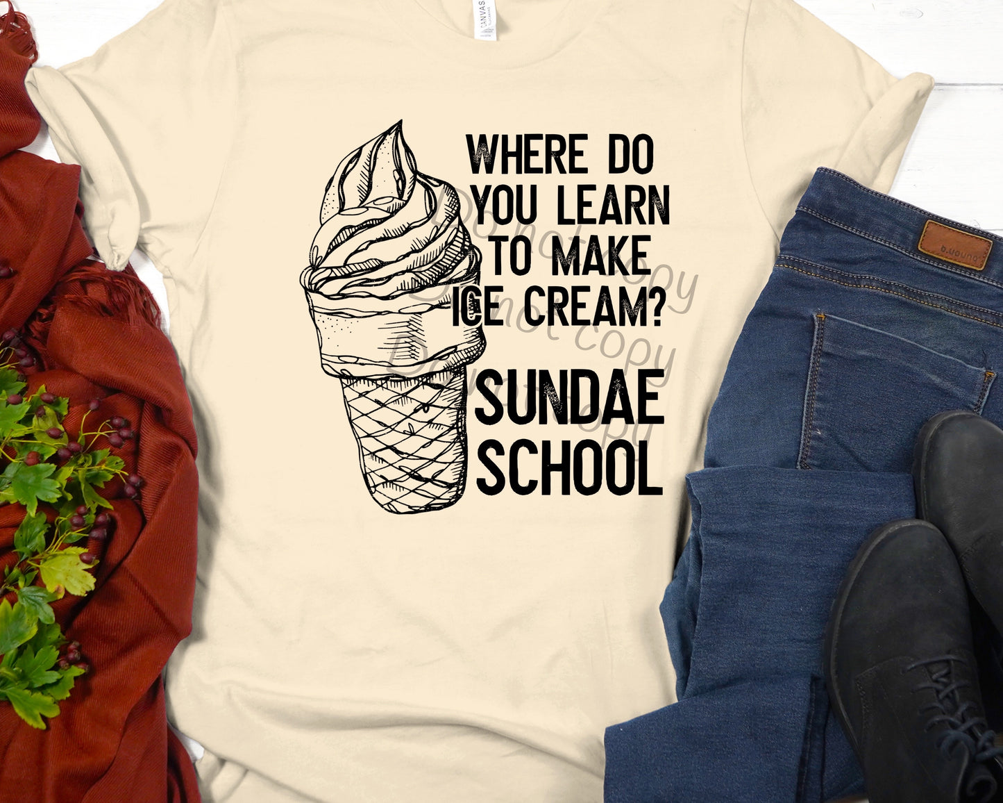 Where did you learn to make ice cream?-DTF