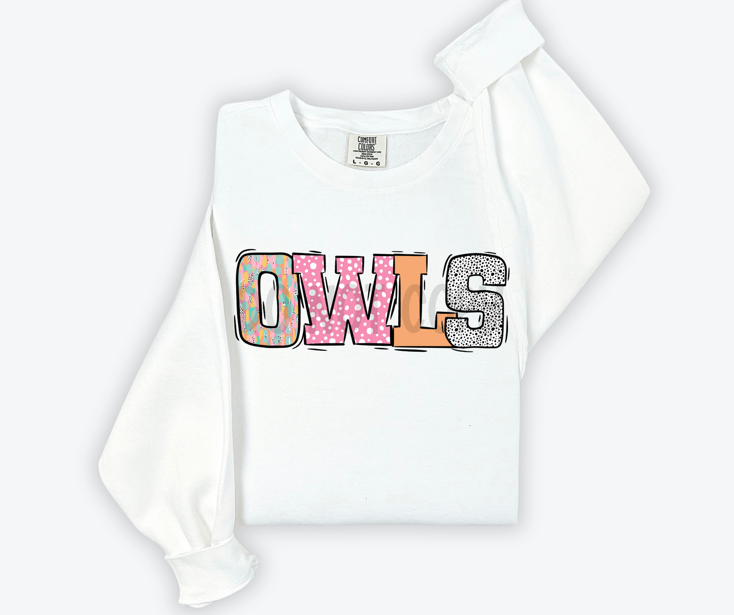 Pastel Stroke Varsity Mascots (ALL Mascots in this listing Dropdown)-DTF