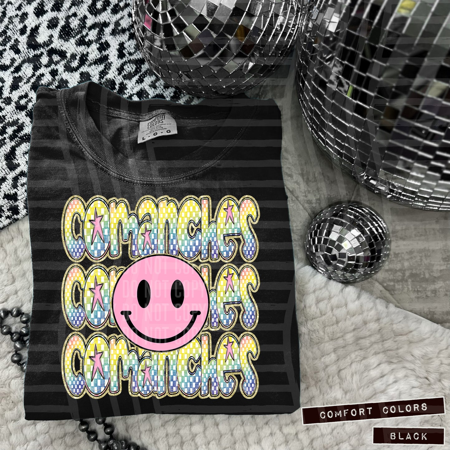 Pink Smiley Triple Stack (Dropdown)- DTF&UV