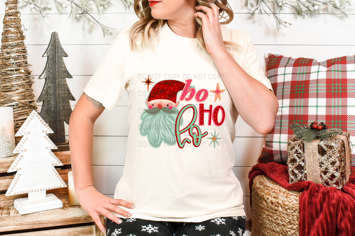 Ho Ho Ho Santa - DTF
