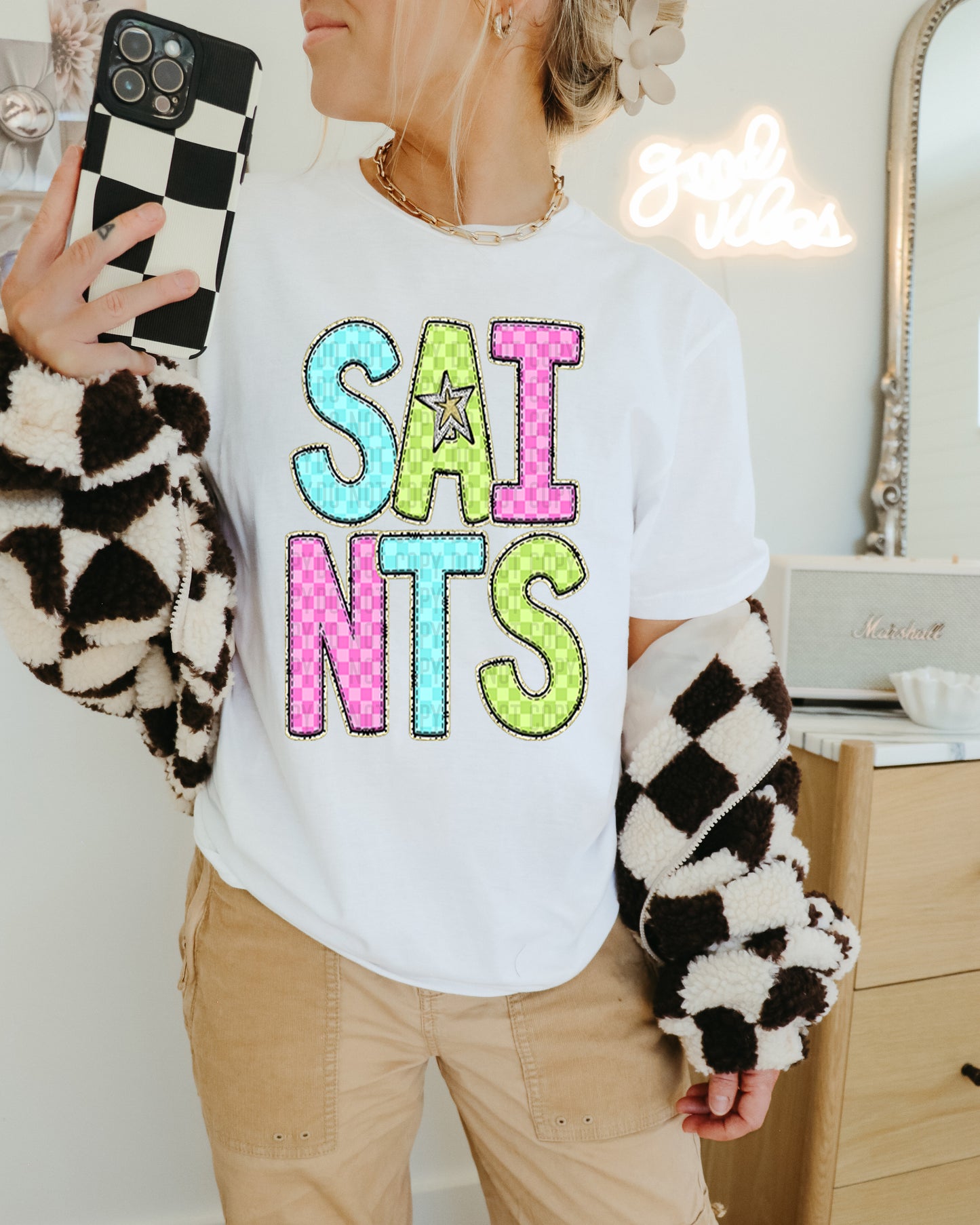 Bright Checkered (all in dropdown)-DTF