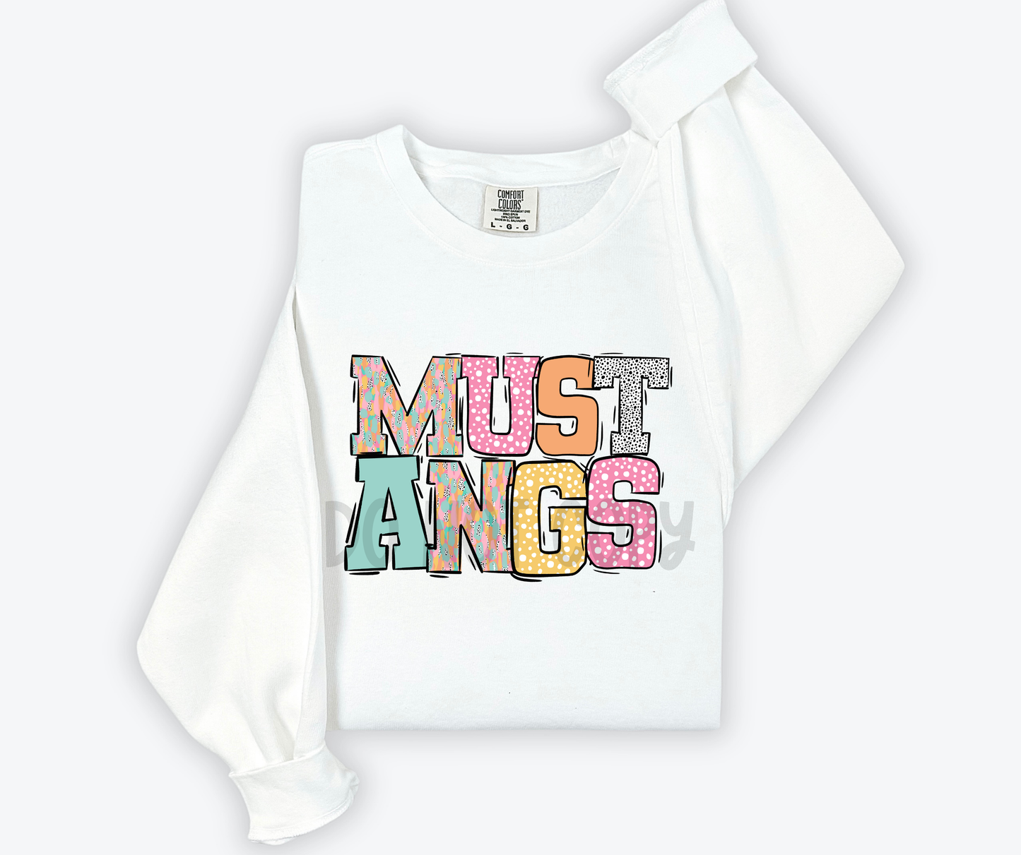 Pastel Stroke Varsity Mascots (ALL Mascots in this listing Dropdown)-DTF