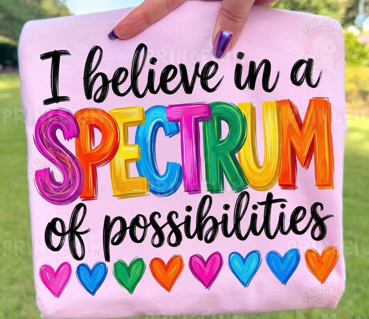 I believe in a spectrum of possibilities -DTF&UV