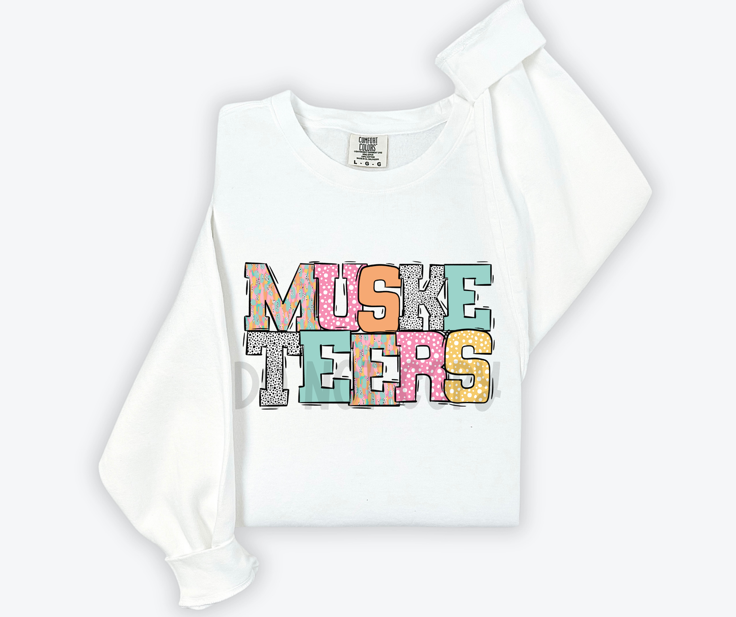 Pastel Stroke Varsity Mascots (ALL Mascots in this listing Dropdown)-DTF