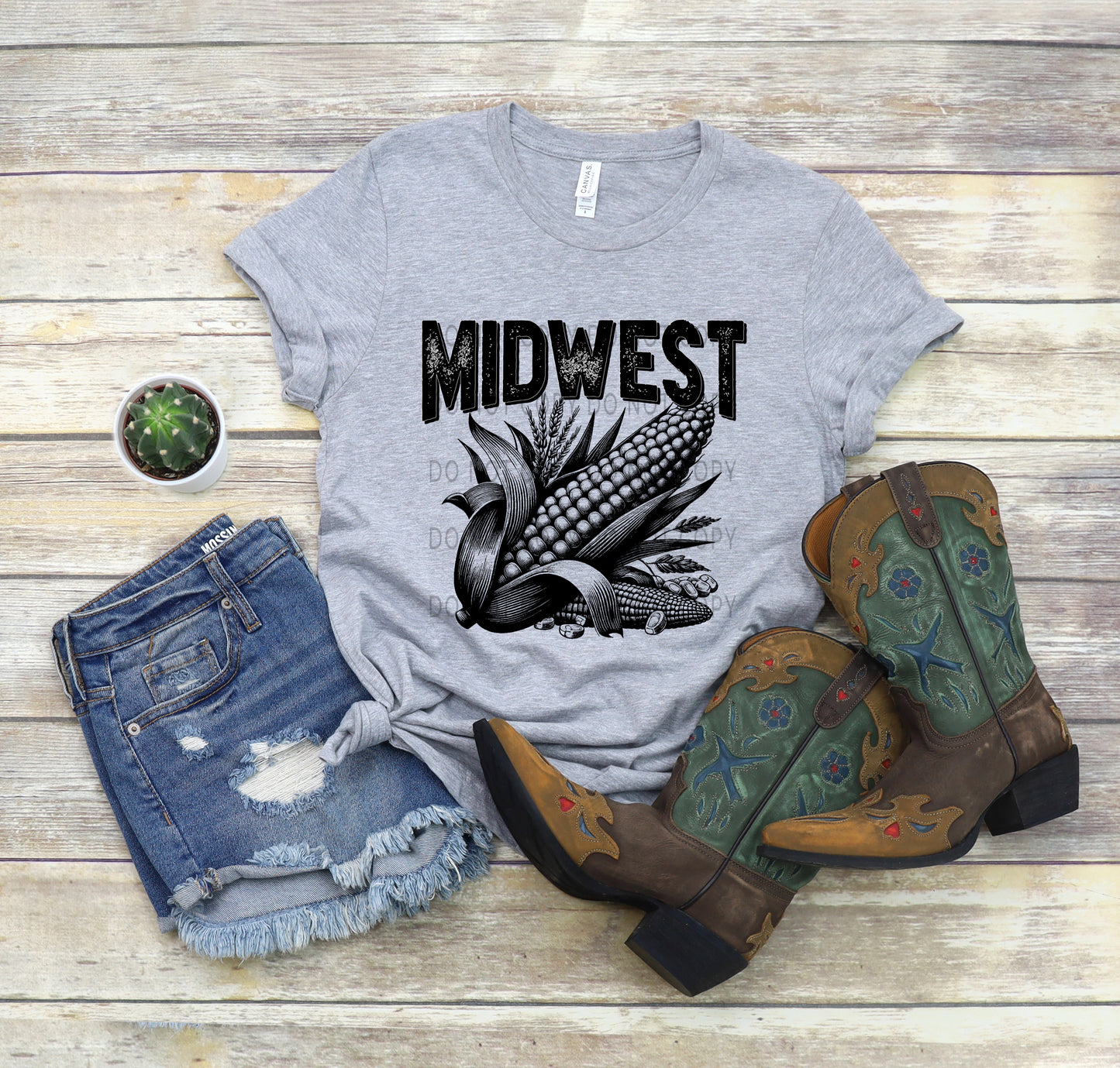 Midwest Harvester Blk Distressed - DTF