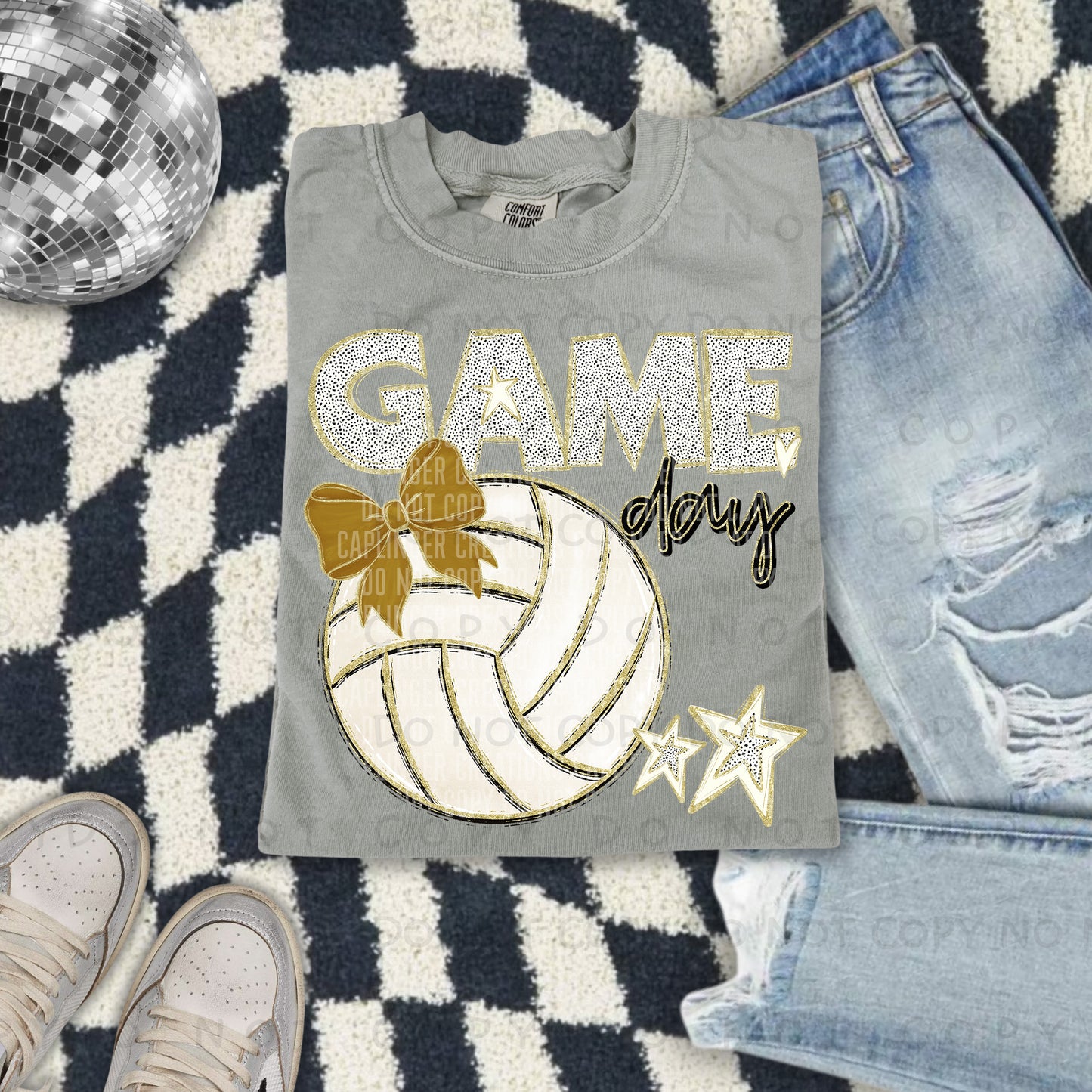 Game day Volleyball(all colors in dropdown)-DTF