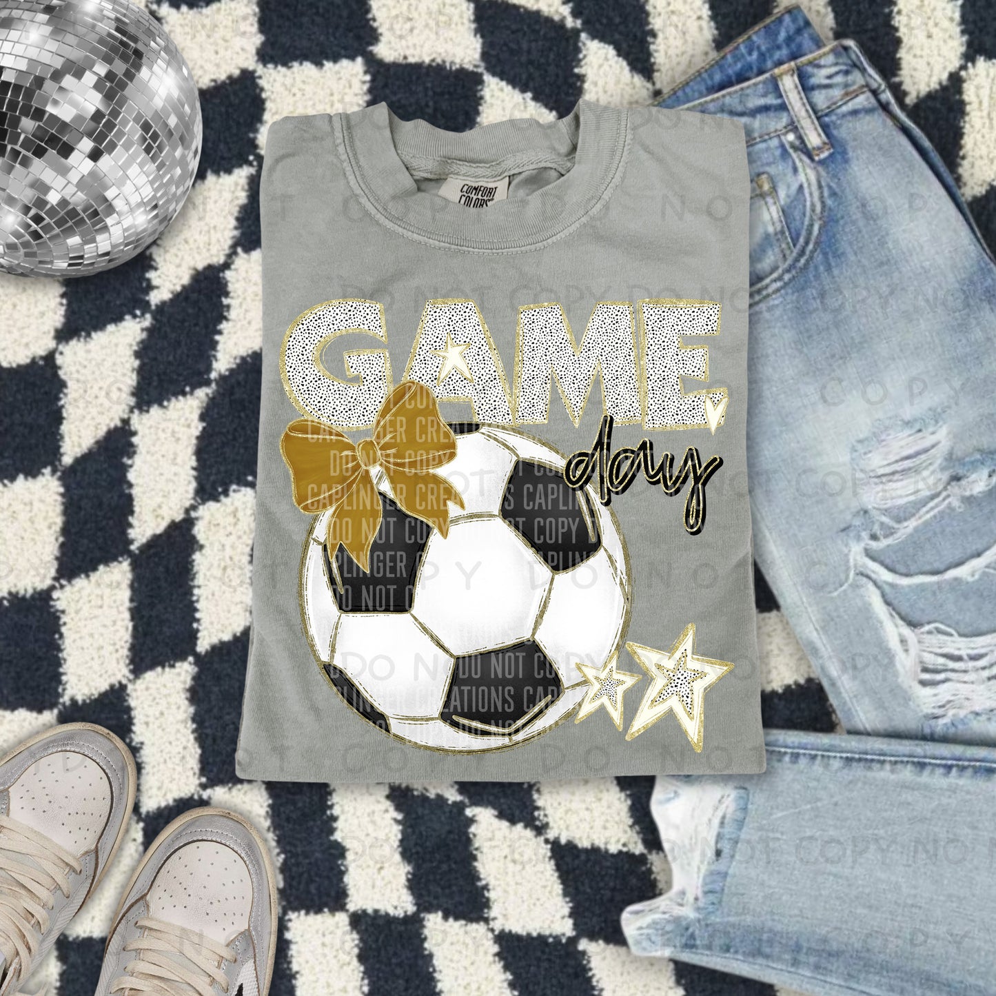 Game day Soccer(all colors in dropdown)-DTF