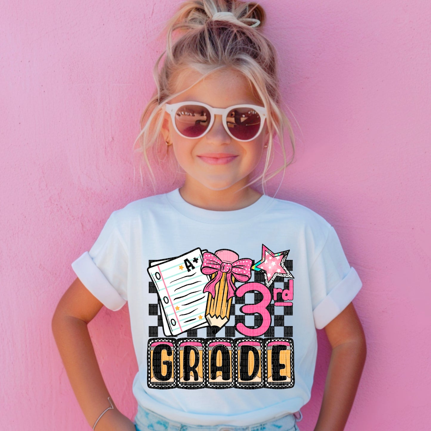 Grade School Checkered Collection(dropdown)-DTF&UV