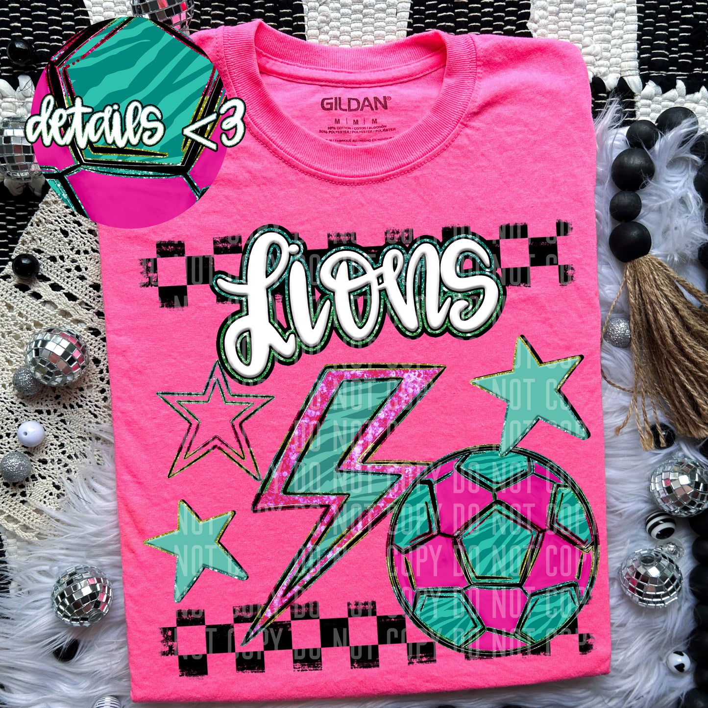 Soccer Bolt Mascots(Dropdown)-DTF
