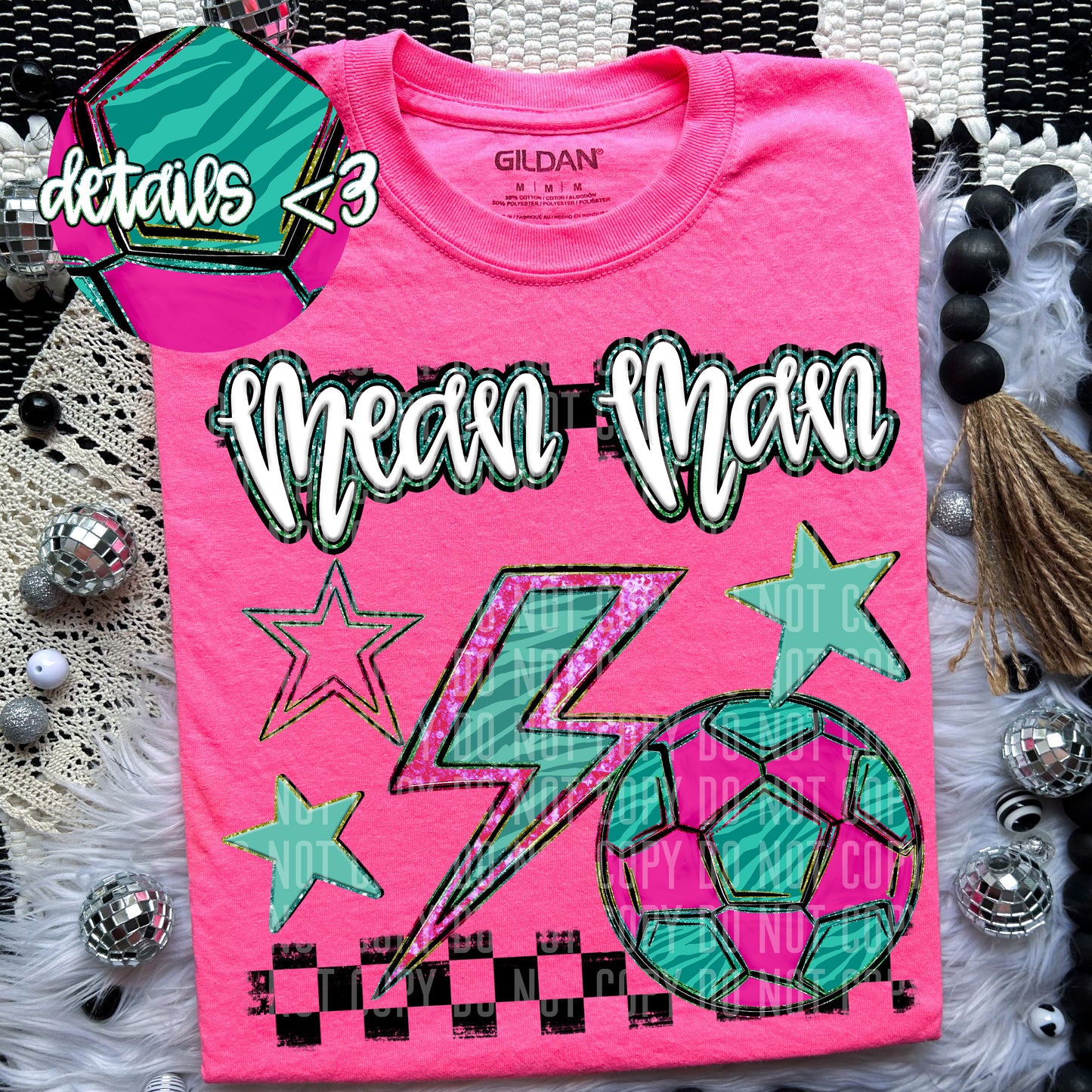 Soccer Bolt Mascots(Dropdown)-DTF
