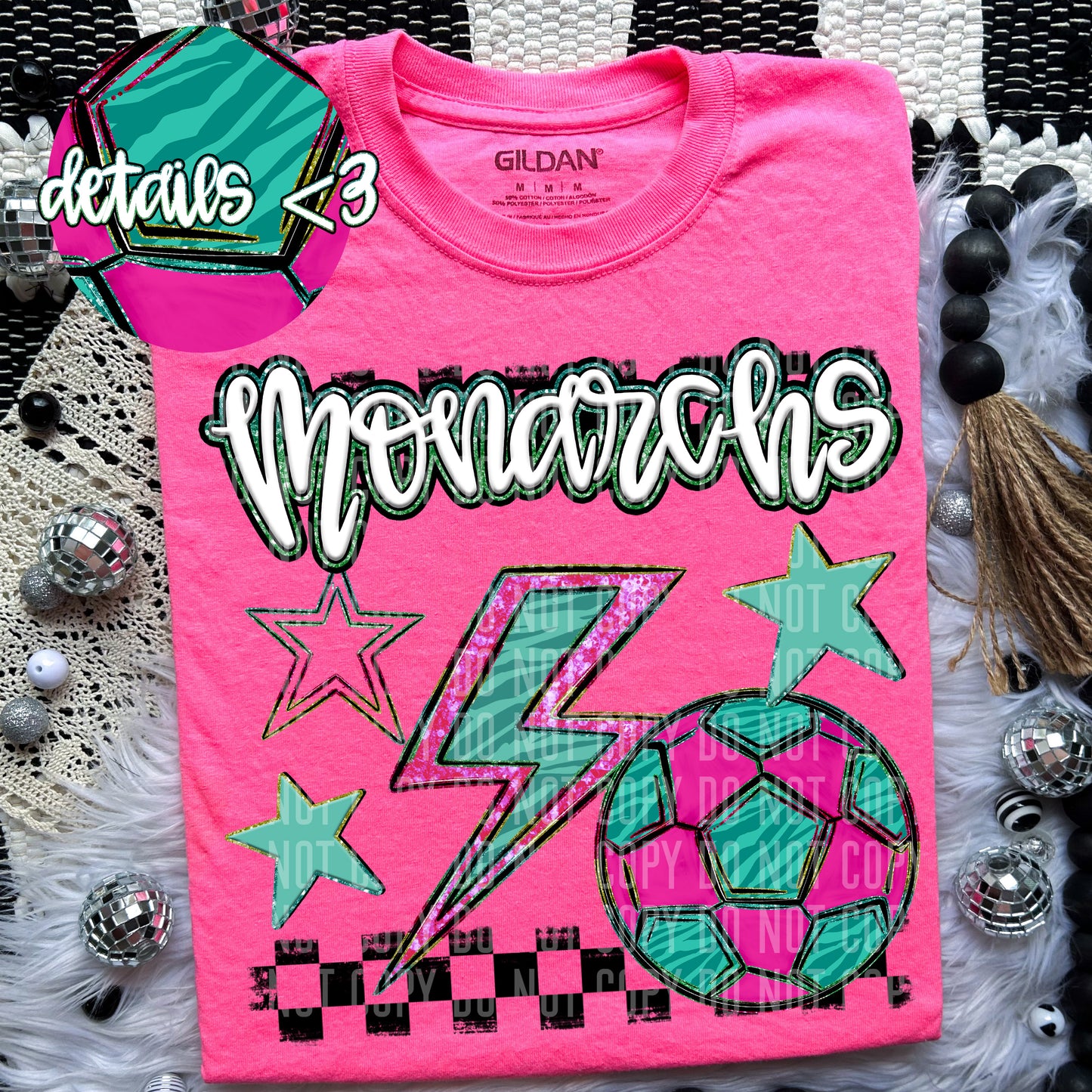 Soccer Bolt Mascots(Dropdown)-DTF