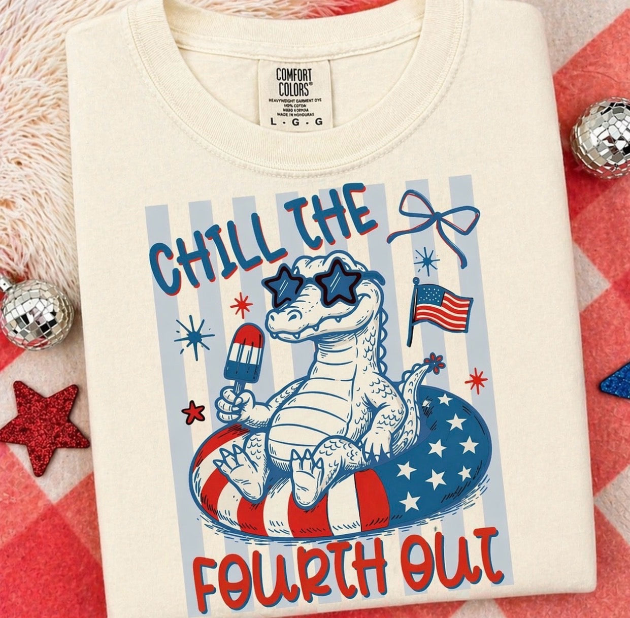 Chill the fourth out gator-DTF&UV