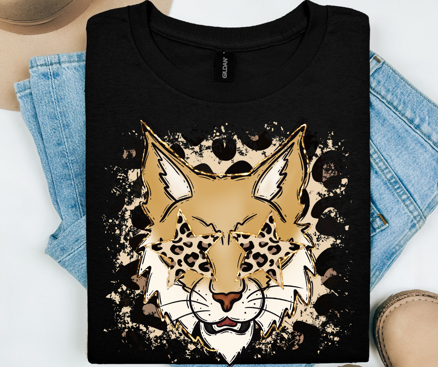 Leopard Mascot (Dropdown)-DTF&UV