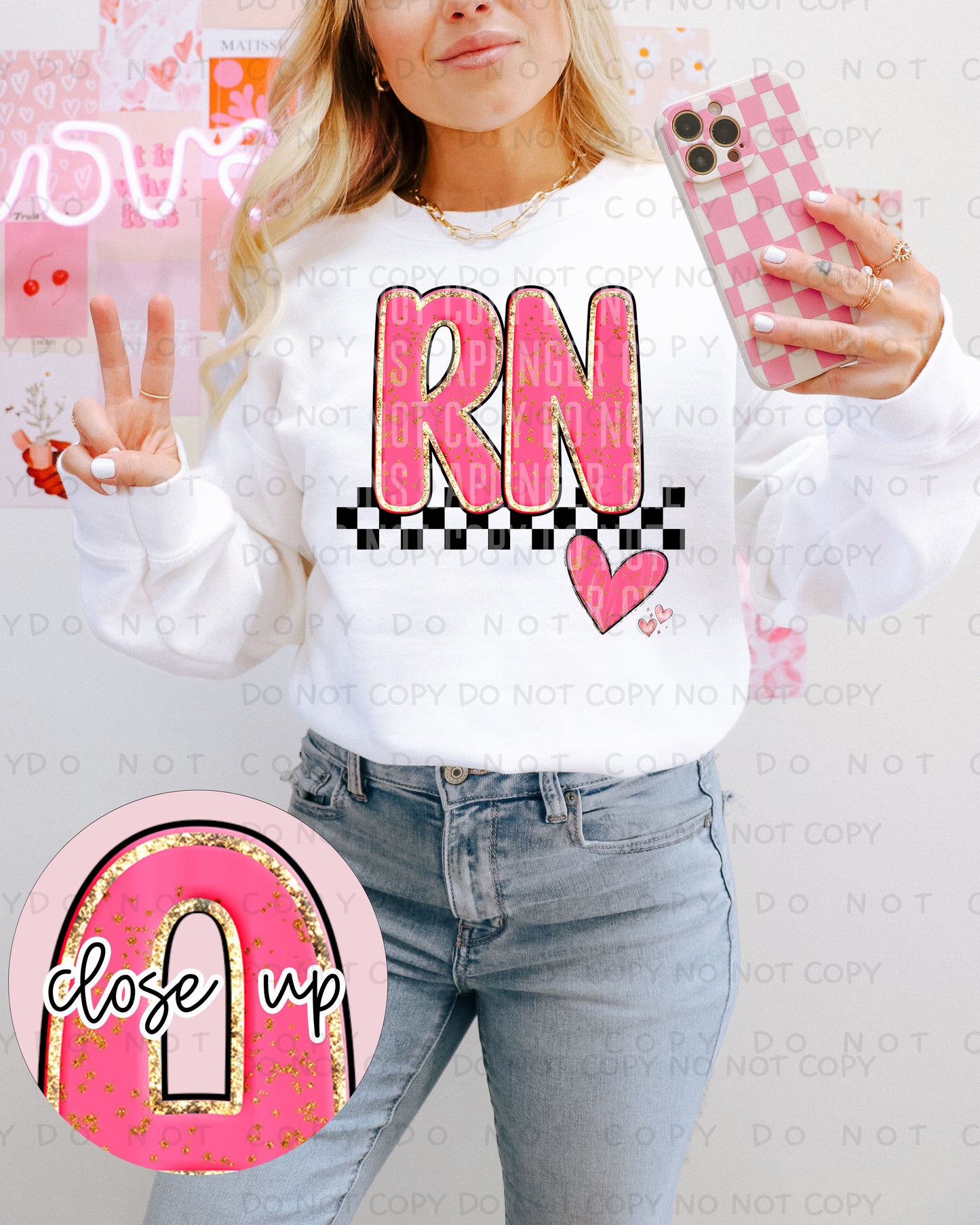 Sweet Pink Names(all in dropdown)-DTF