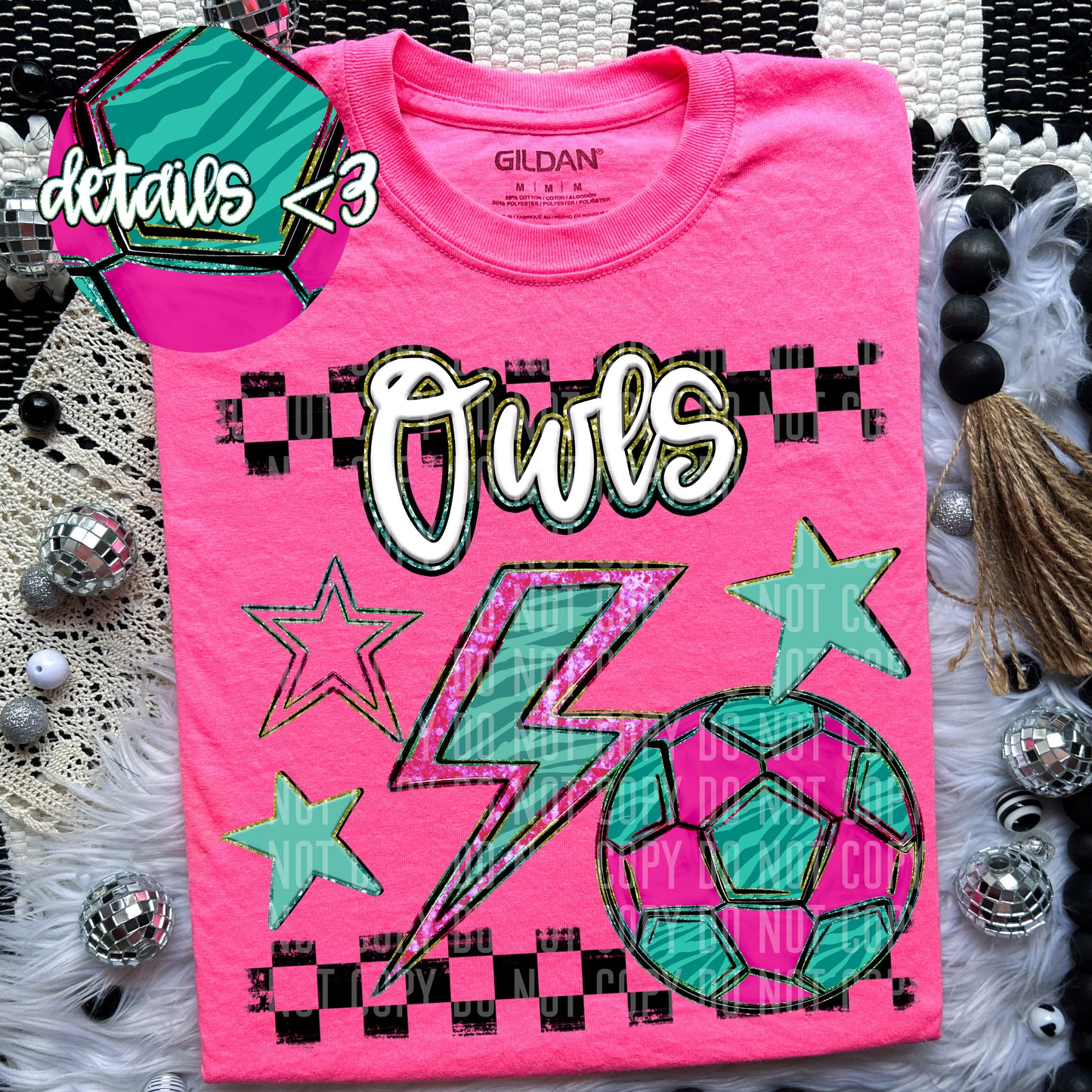 Soccer Bolt Mascots(Dropdown)-DTF