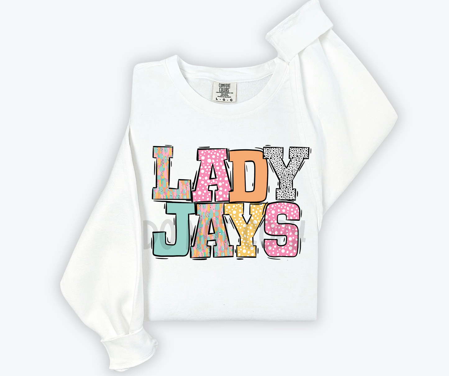 Pastel Stroke Varsity Mascots (ALL Mascots in this listing Dropdown)-DTF