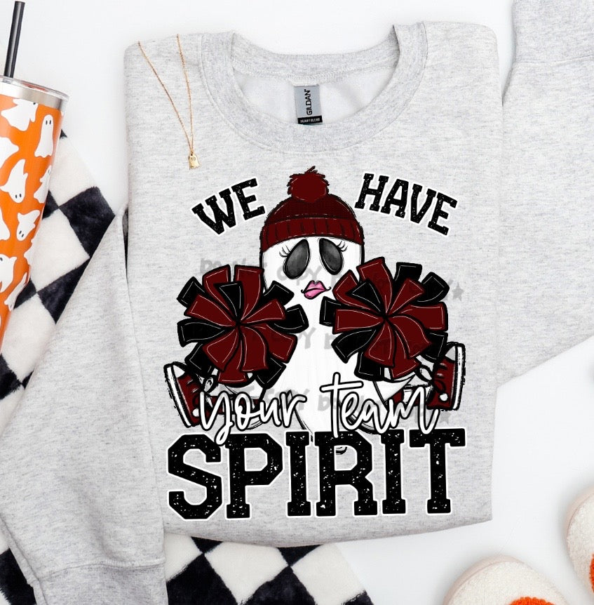 Ghost Cheerleader Custom-DTF or UV