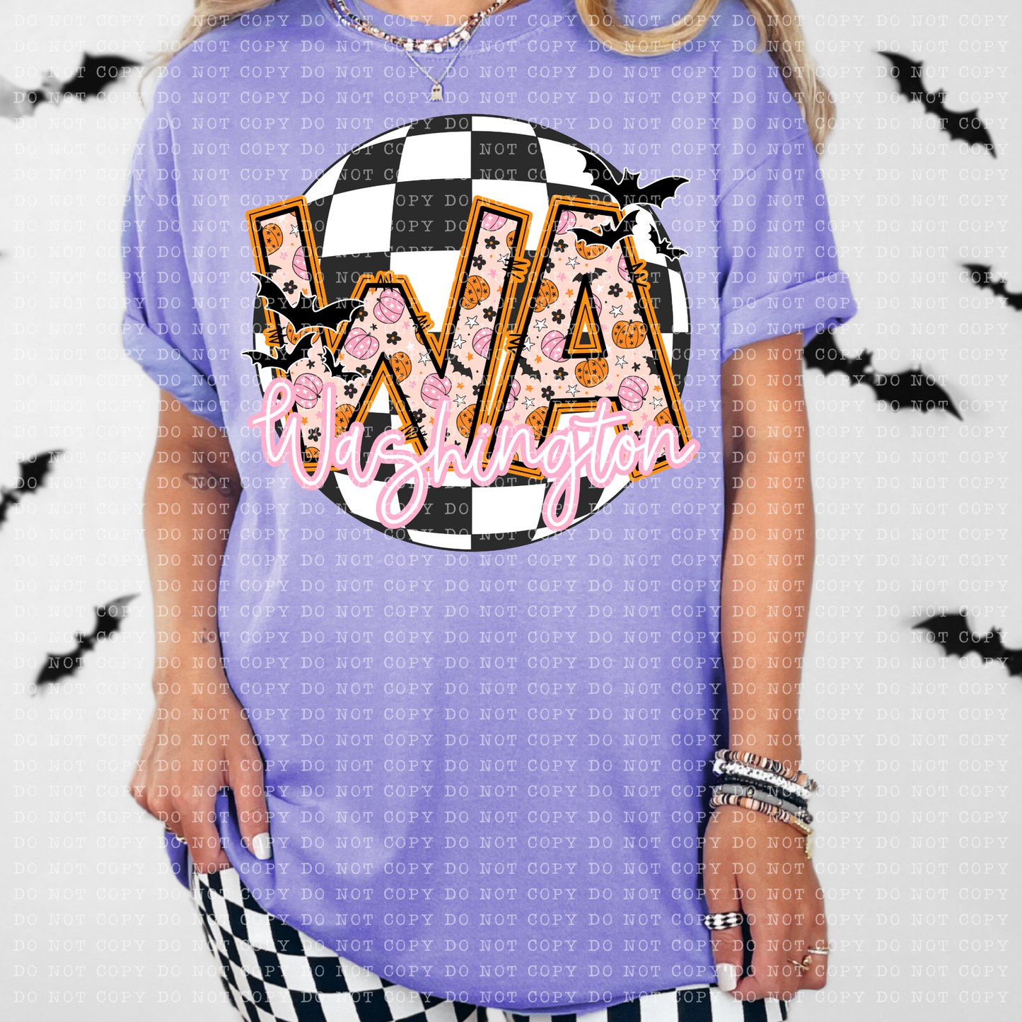 Pumpkin batty STATES (dropdown)-DTF&UV