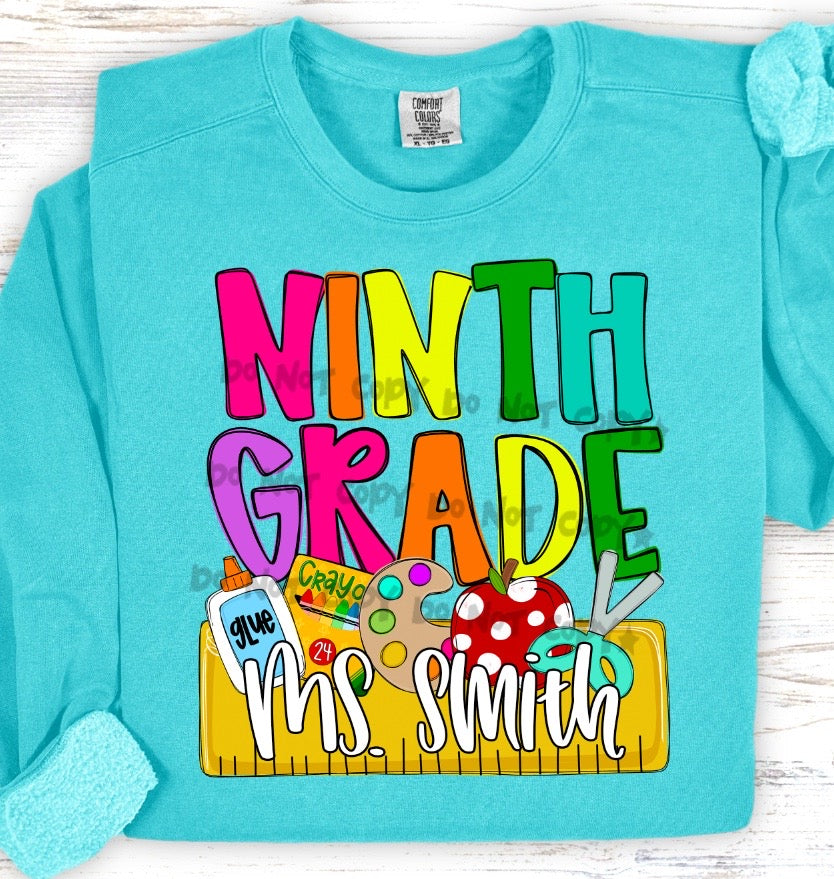 Back to School Nameplates-Custom-DTF or UV