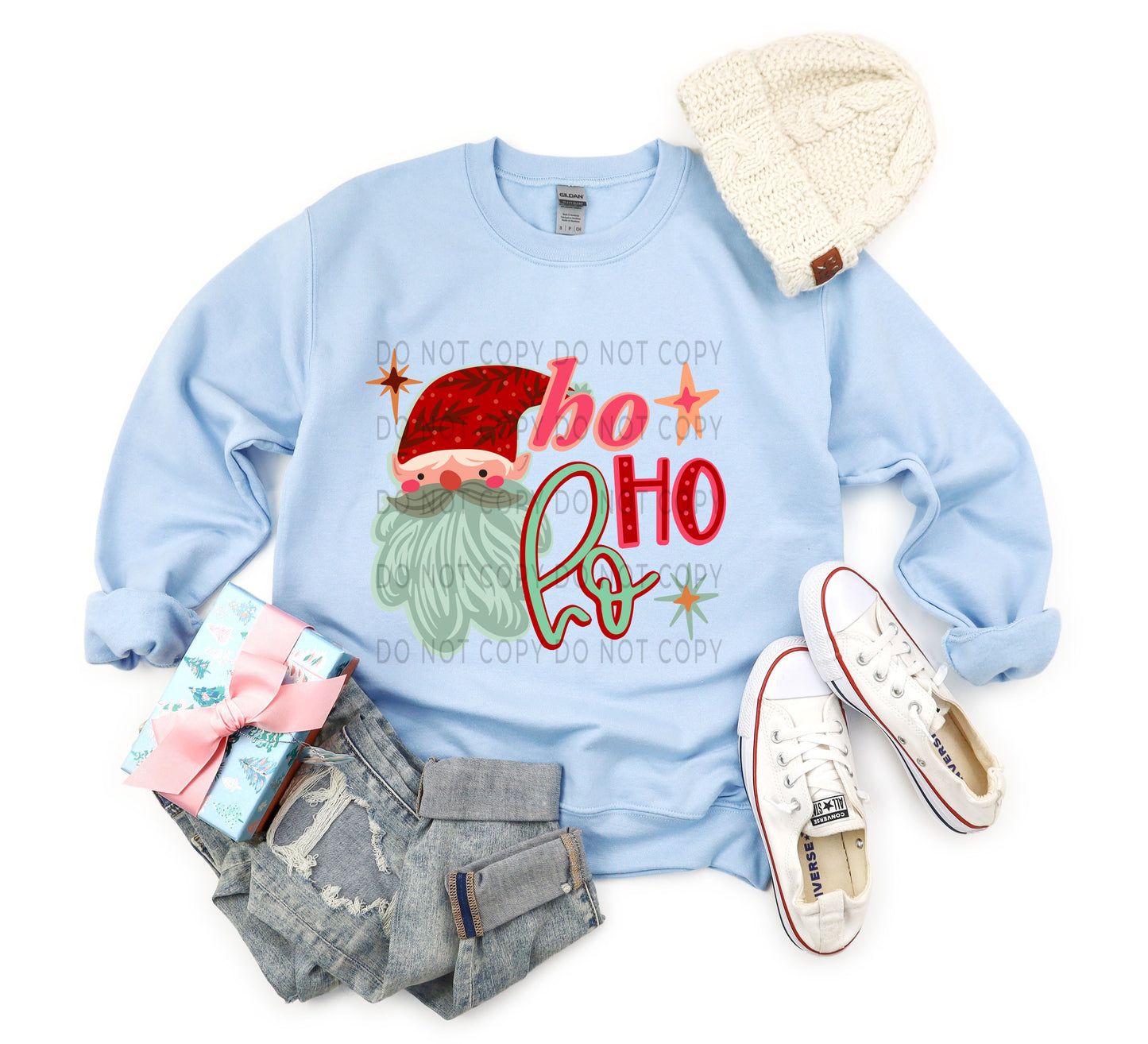 Santa Ho Ho Ho -DTF