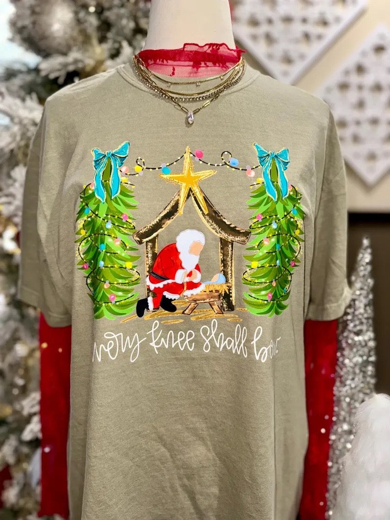 Santa every knee shall bow-DTF&UV