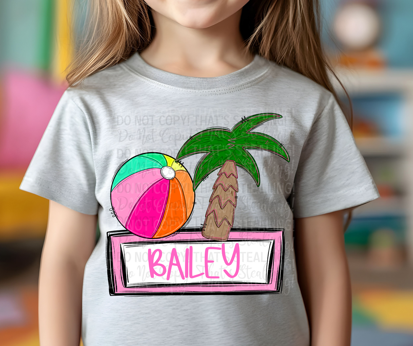 Palm Beachball(Custom)-DTF