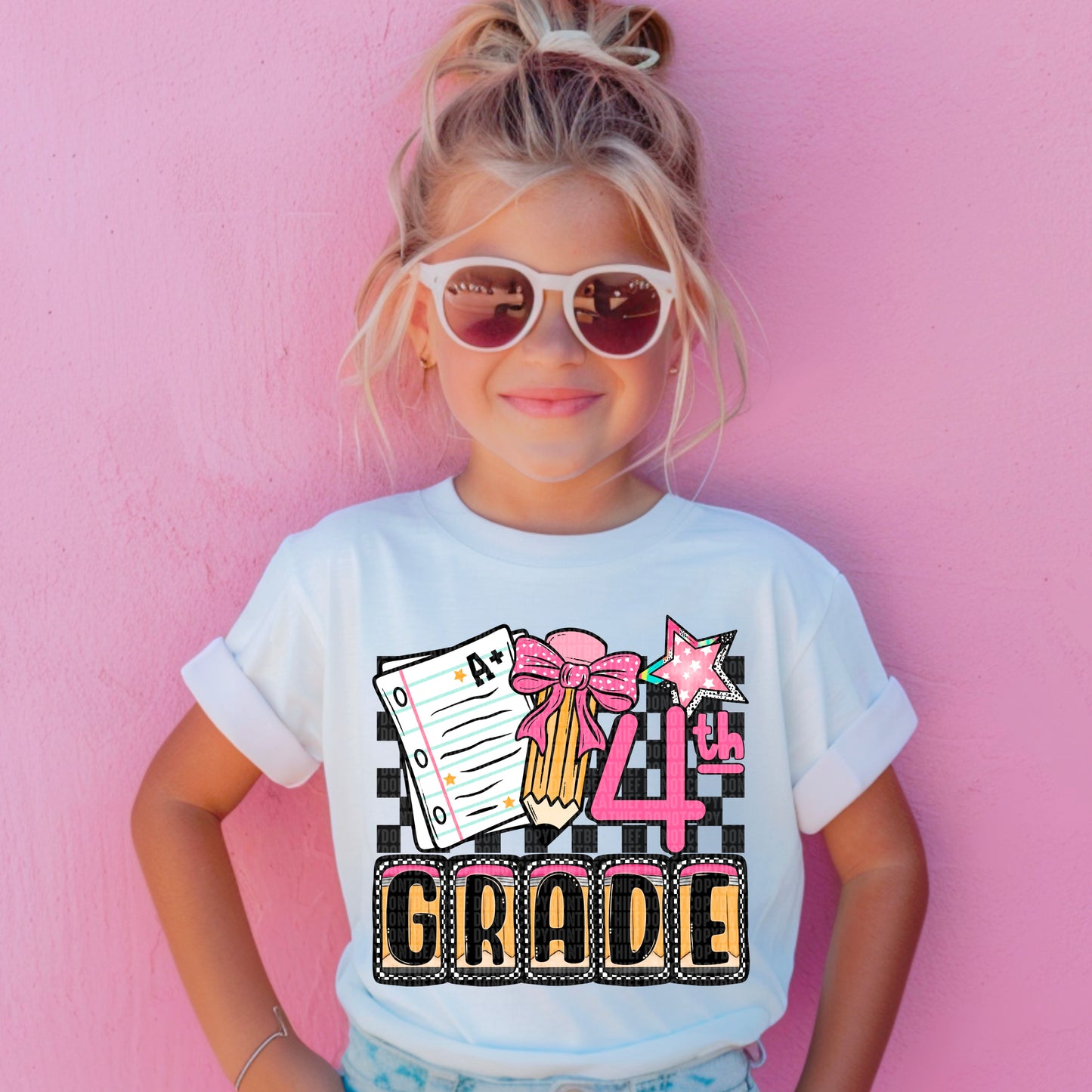Grade School Checkered Collection(dropdown)-DTF&UV