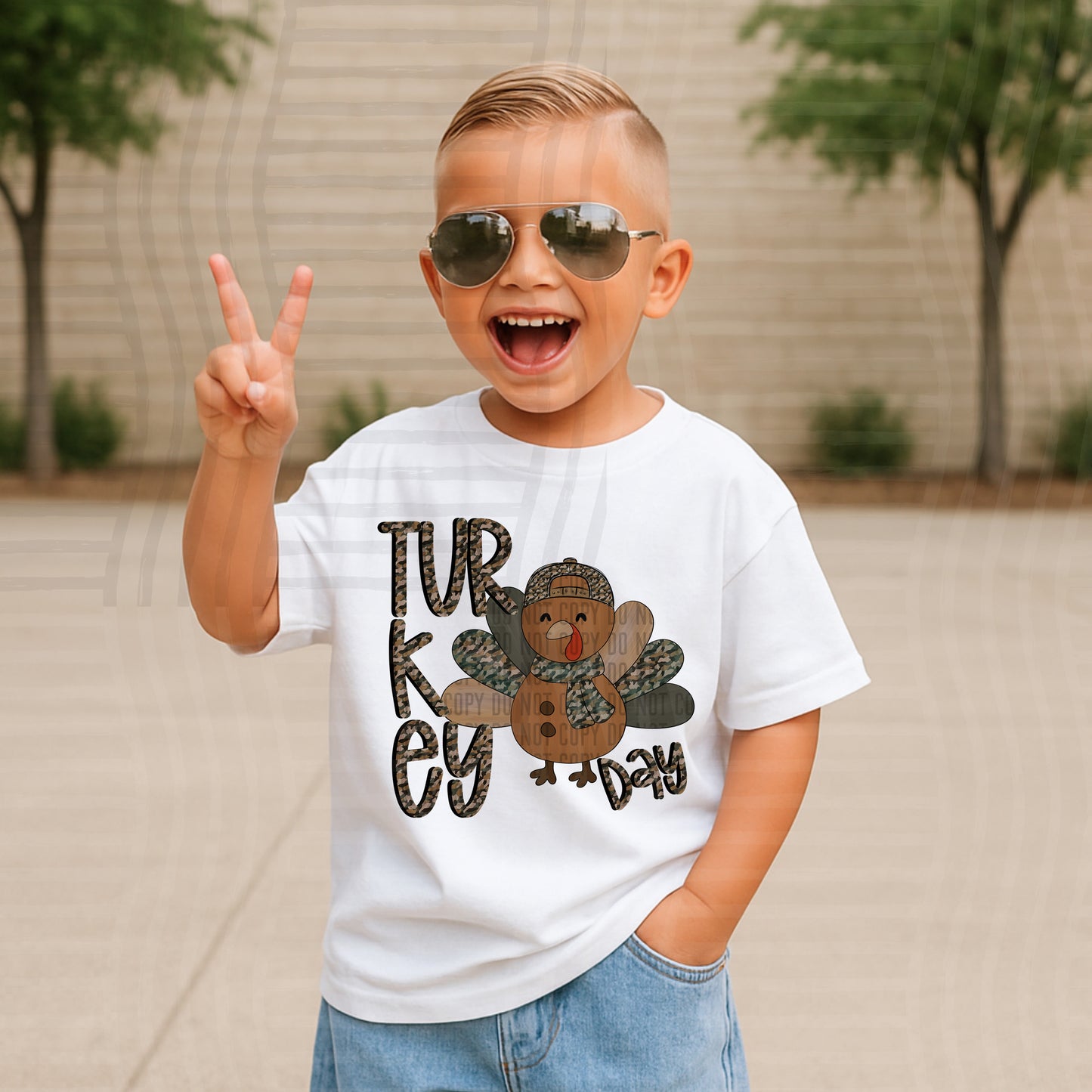 Turkey day hat boy-DTF&UV