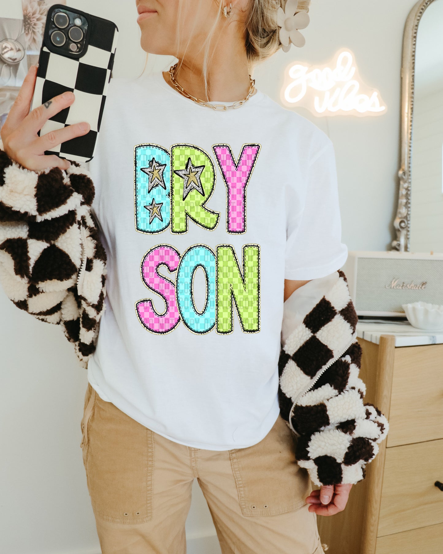 Bright Checkered (all in dropdown)-DTF