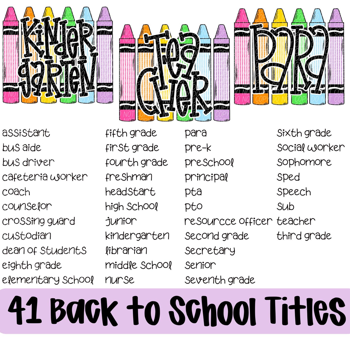 Crayon Back to school (dropdown)-DTF&UV