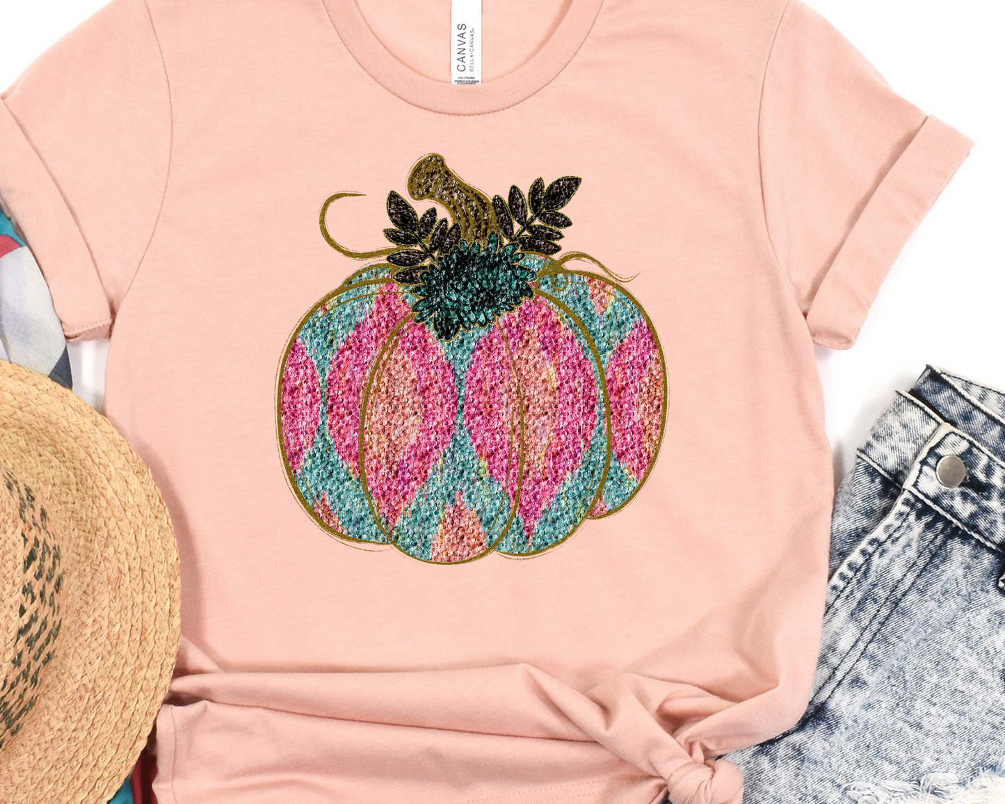 Ikat pumpkin-DTF