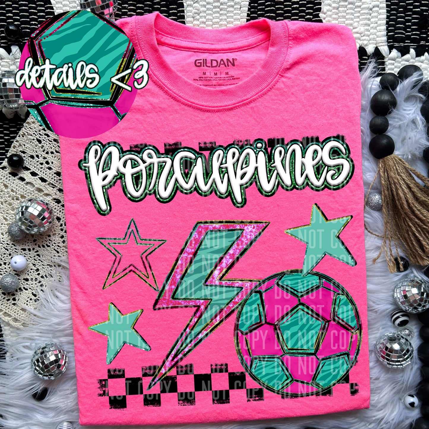 Soccer Bolt Mascots(Dropdown)-DTF