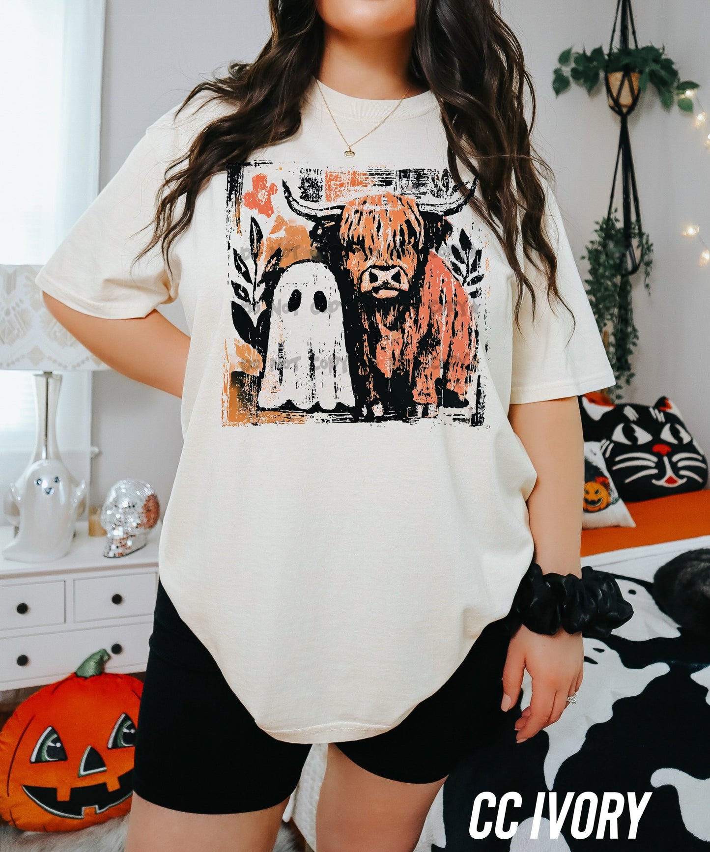 Boho Ghost and Cow-DTF&UV