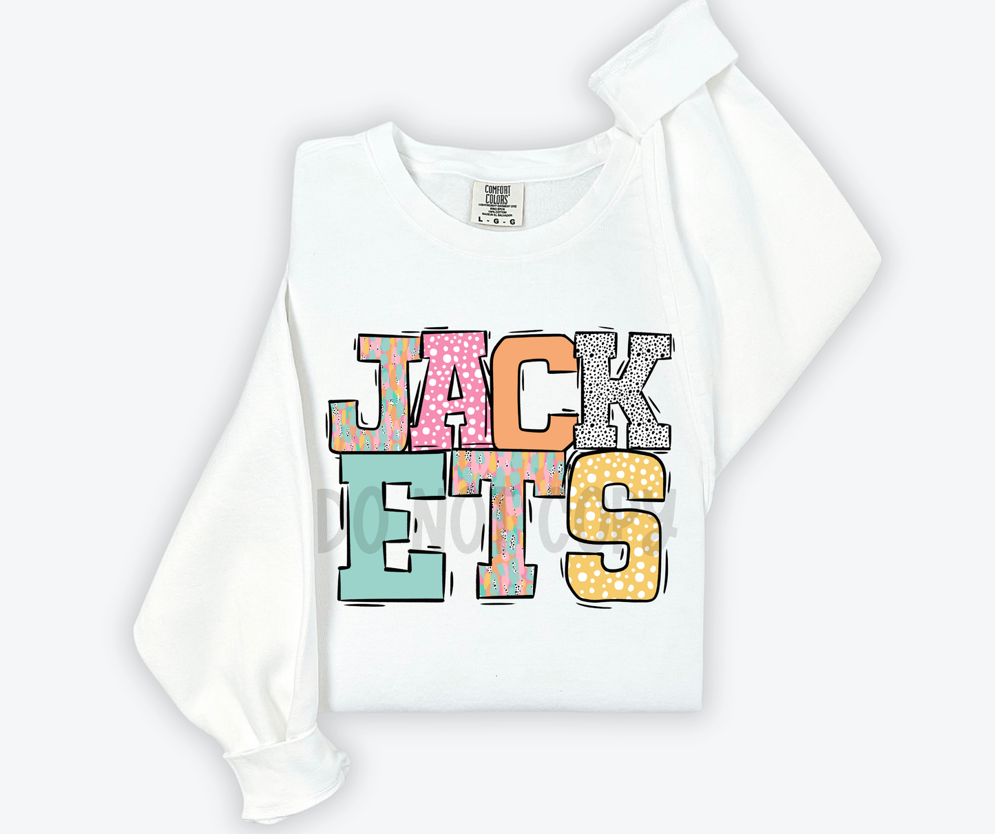 Pastel Stroke Varsity Mascots (ALL Mascots in this listing Dropdown)-DTF