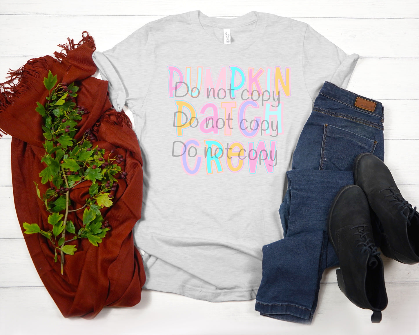 Pumpkin patch crew pastels-DTF