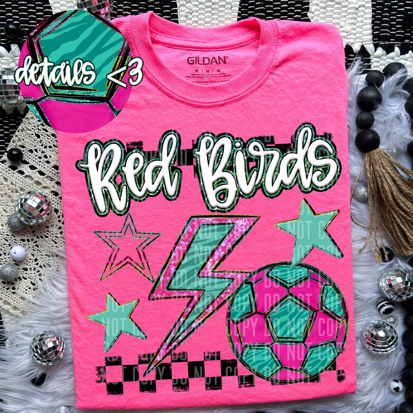 Soccer Bolt Mascots(Dropdown)-DTF