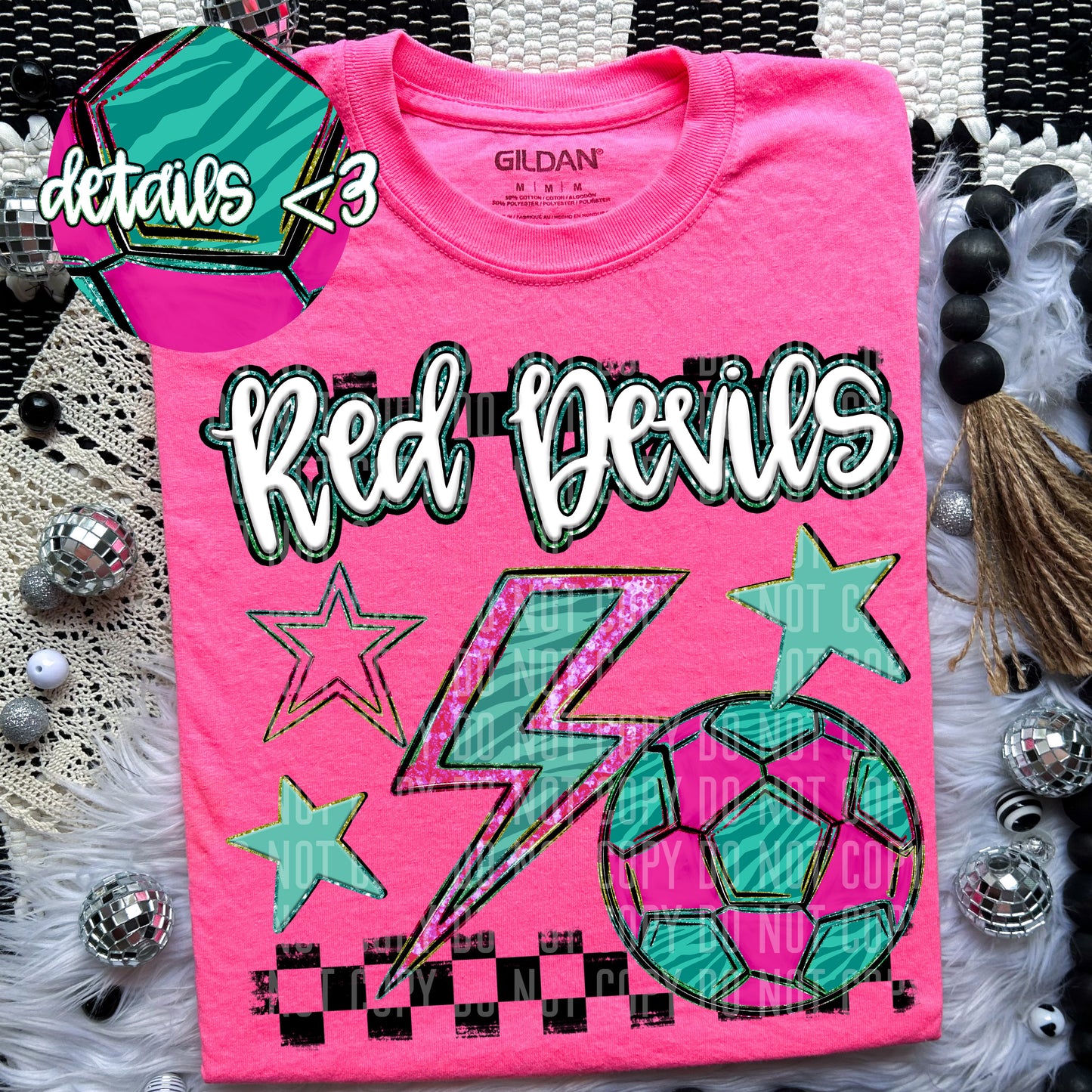 Soccer Bolt Mascots(Dropdown)-DTF