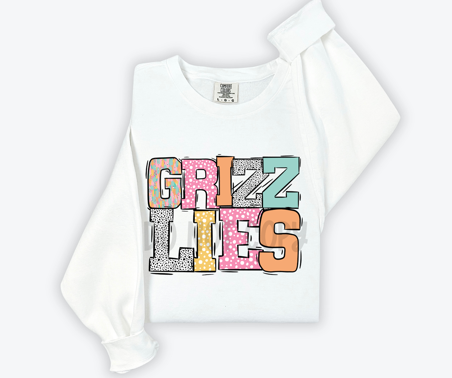 Pastel Stroke Varsity Mascots (ALL Mascots in this listing Dropdown)-DTF