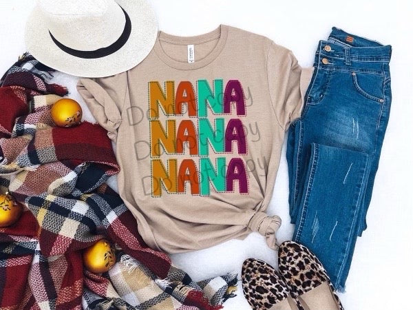 Nana stitched-DTF