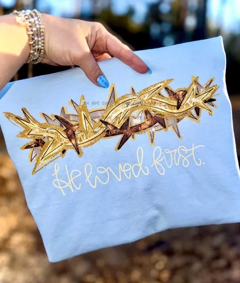 He loved first crown of thorns-DTF&UV