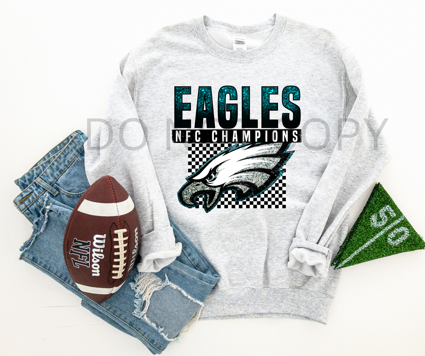 Teal Sparkle Champions-DTF
