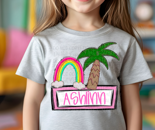 Palm Rainbow(Custom)-DTF