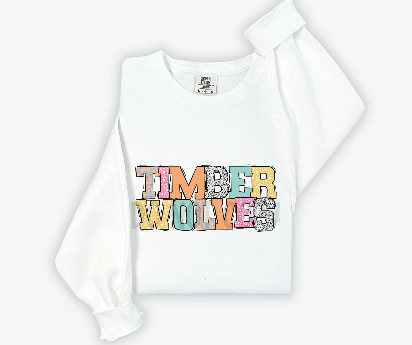 Pastel Stroke Varsity Mascots (ALL Mascots in this listing Dropdown)-DTF